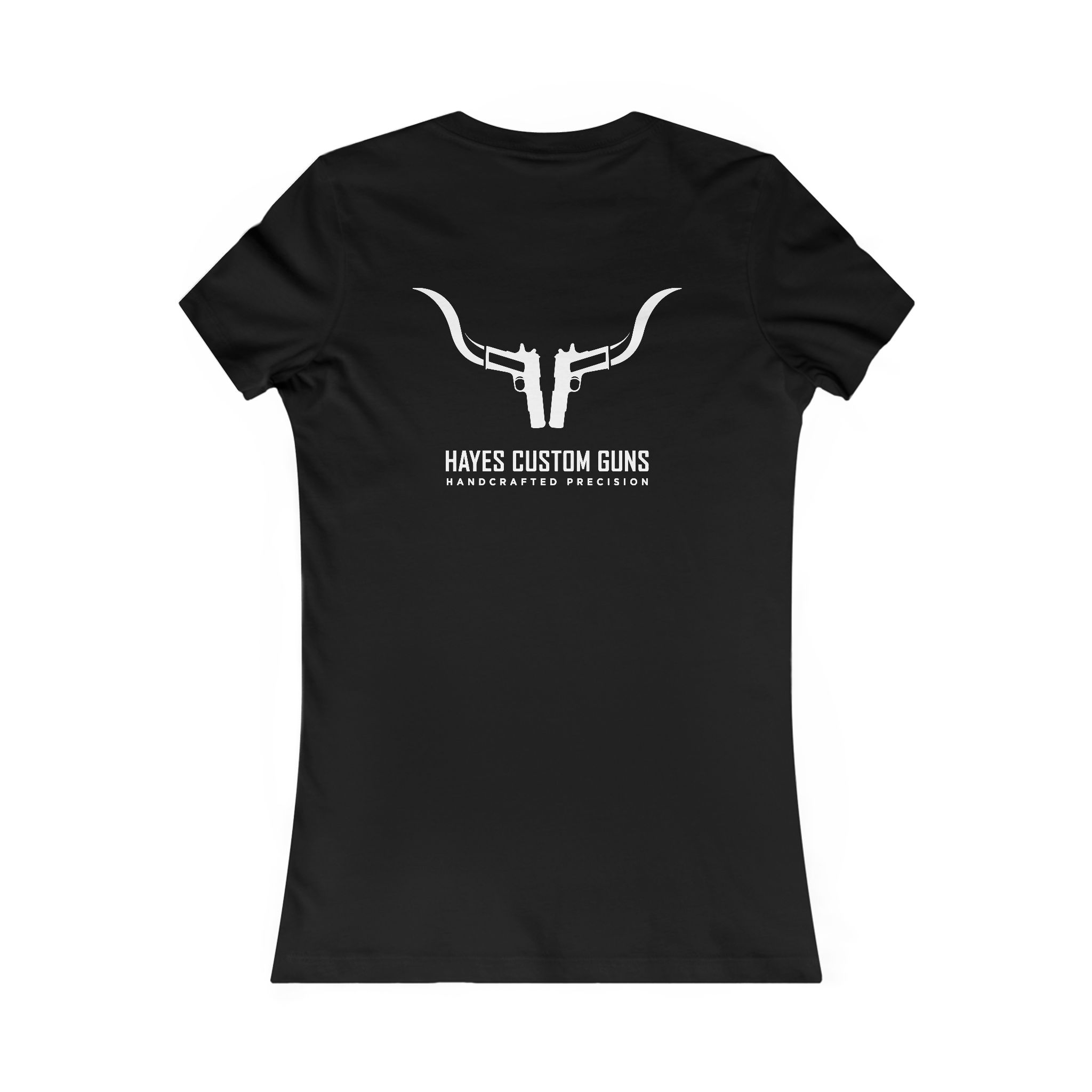 Women's Tee — Hayes Custom Guns Longhorn Logo Tee - Image 2