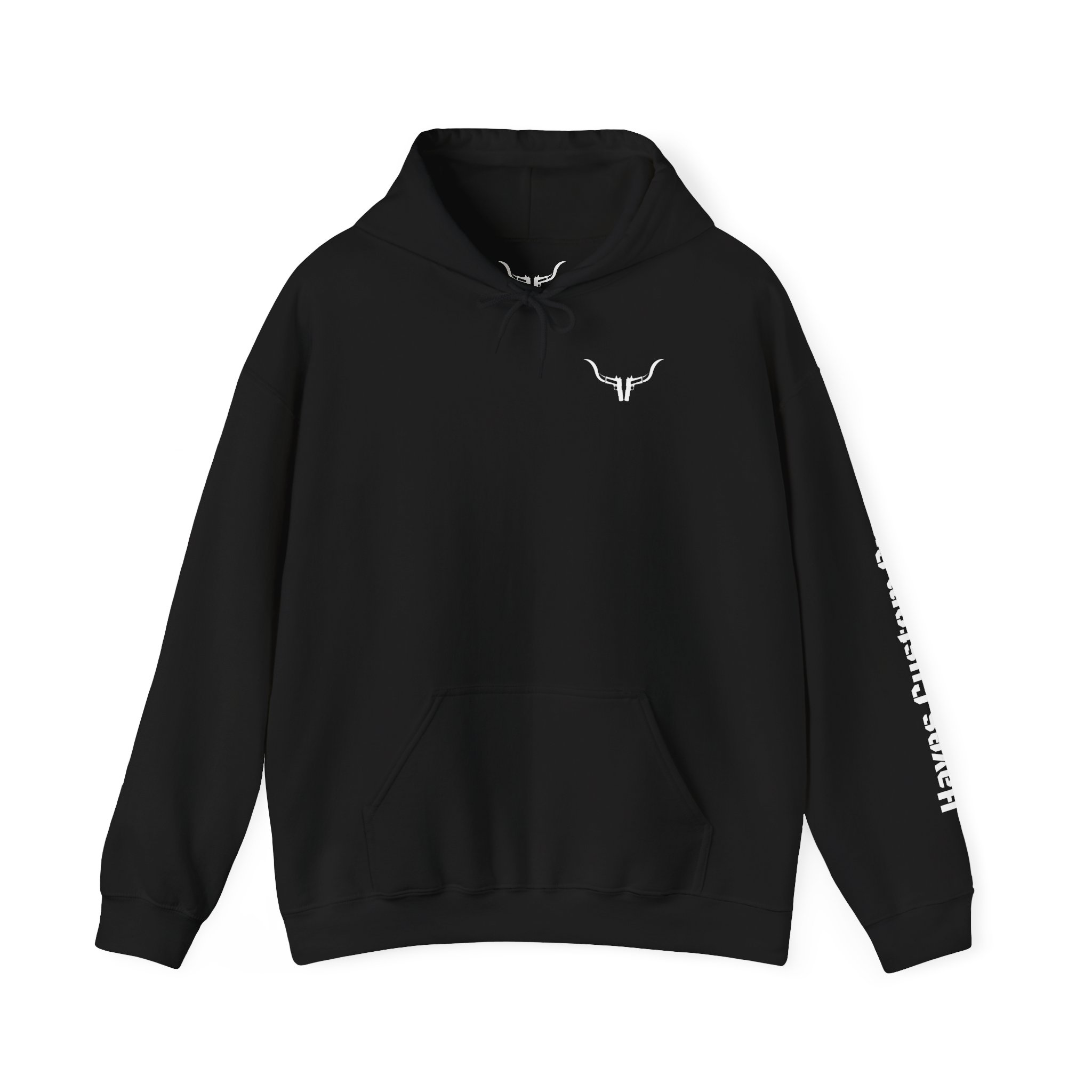 Hayes Custom Guns Unisex Heavy Blend™ Hoodie - White Logo