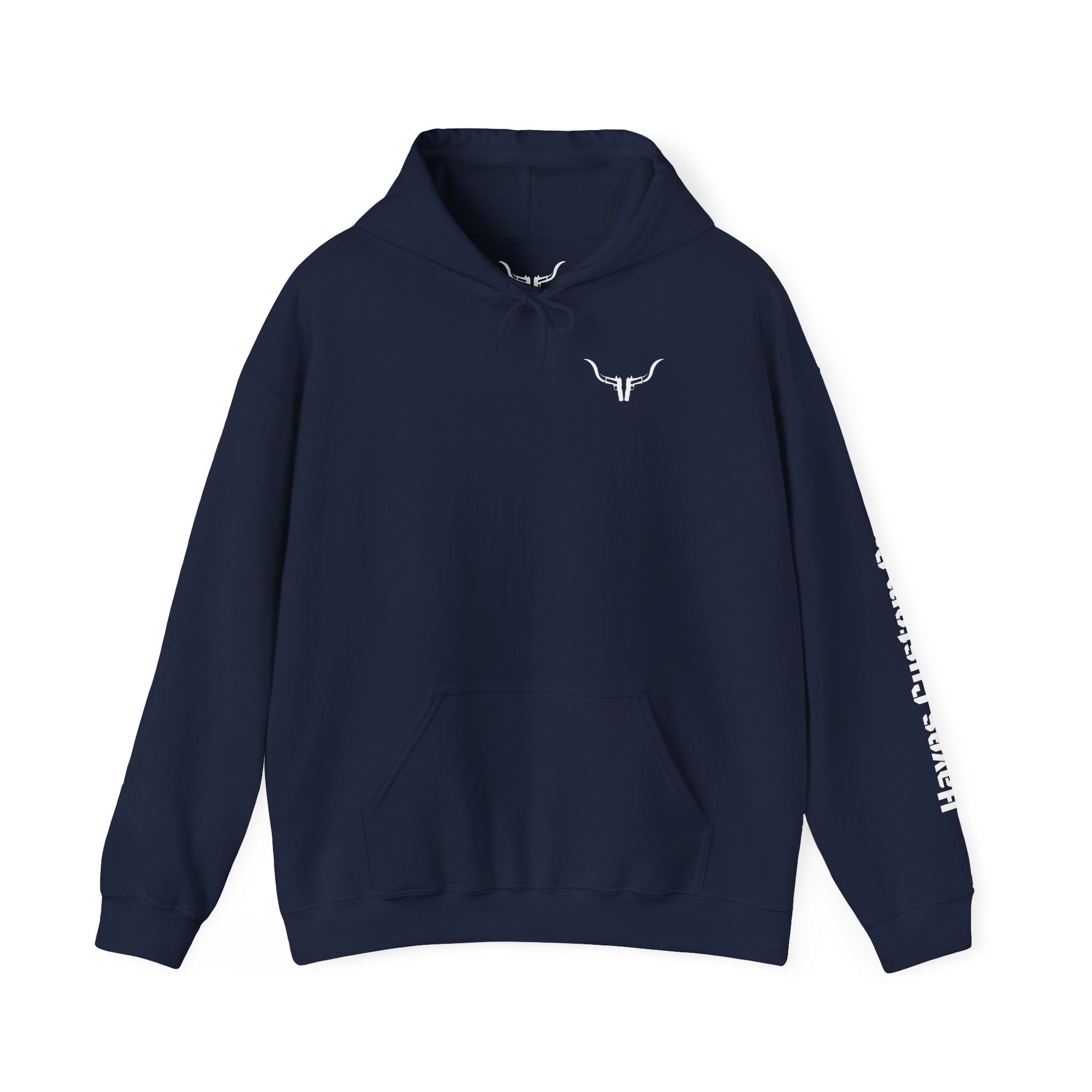 Hayes Custom Guns Unisex Heavy Blend™ Hoodie - White Logo - Image 5
